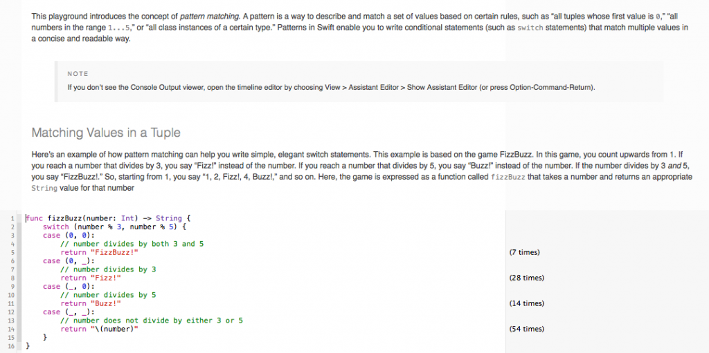 Apple's Patterns Playground