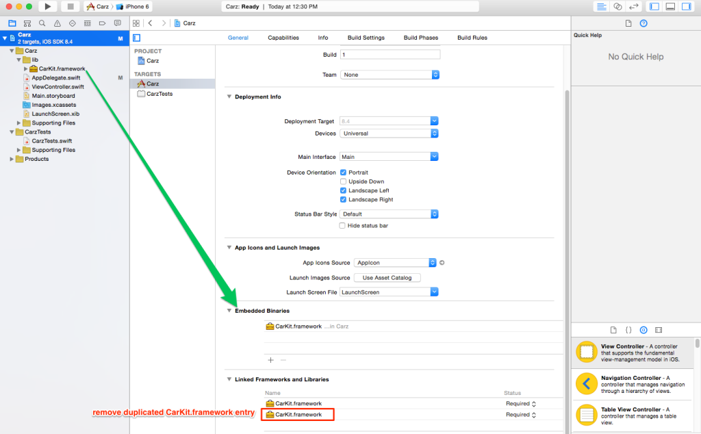 15 - Embed CarKit and Link CarKit