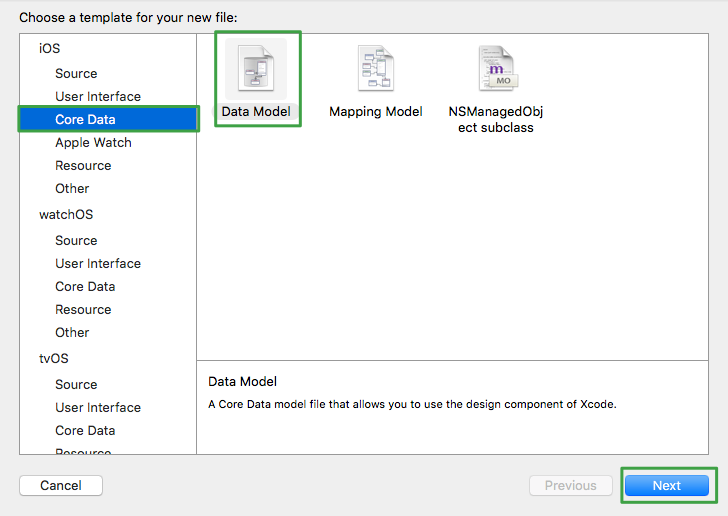 New Data Model